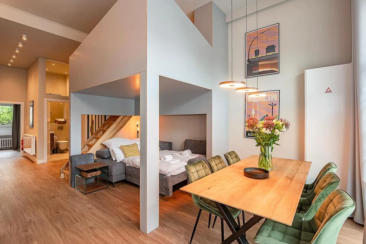 Apartmán Exclusives Cube Loft Nahe Hauptbahnhof Berlín Německo