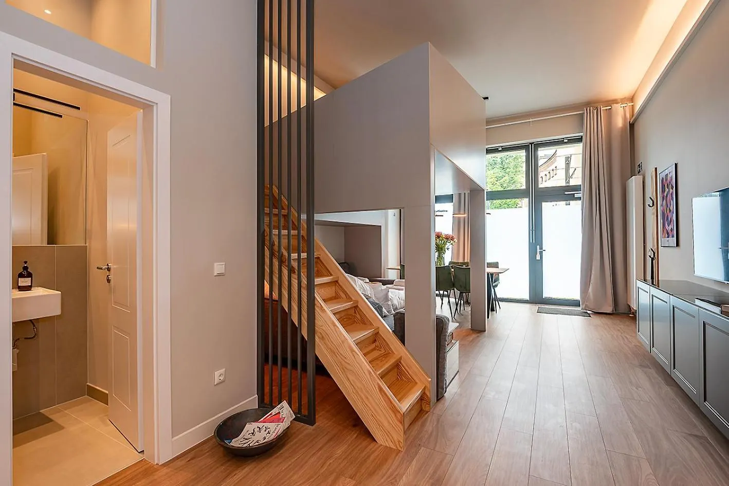 Apartmán Exclusives Cube Loft Nahe Hauptbahnhof Berlín